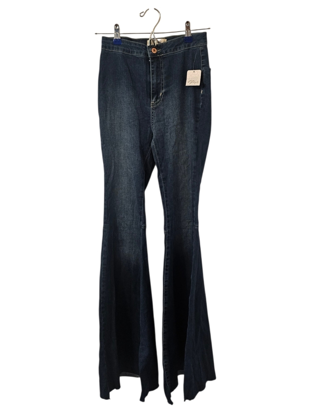 Blue Free People Women's Just Float On Flare Jeans